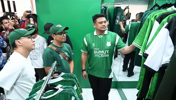Dukung PSMS dan UMKM Lokal, Bobby Nasution Dorong Pembelian Merchandise Resmi