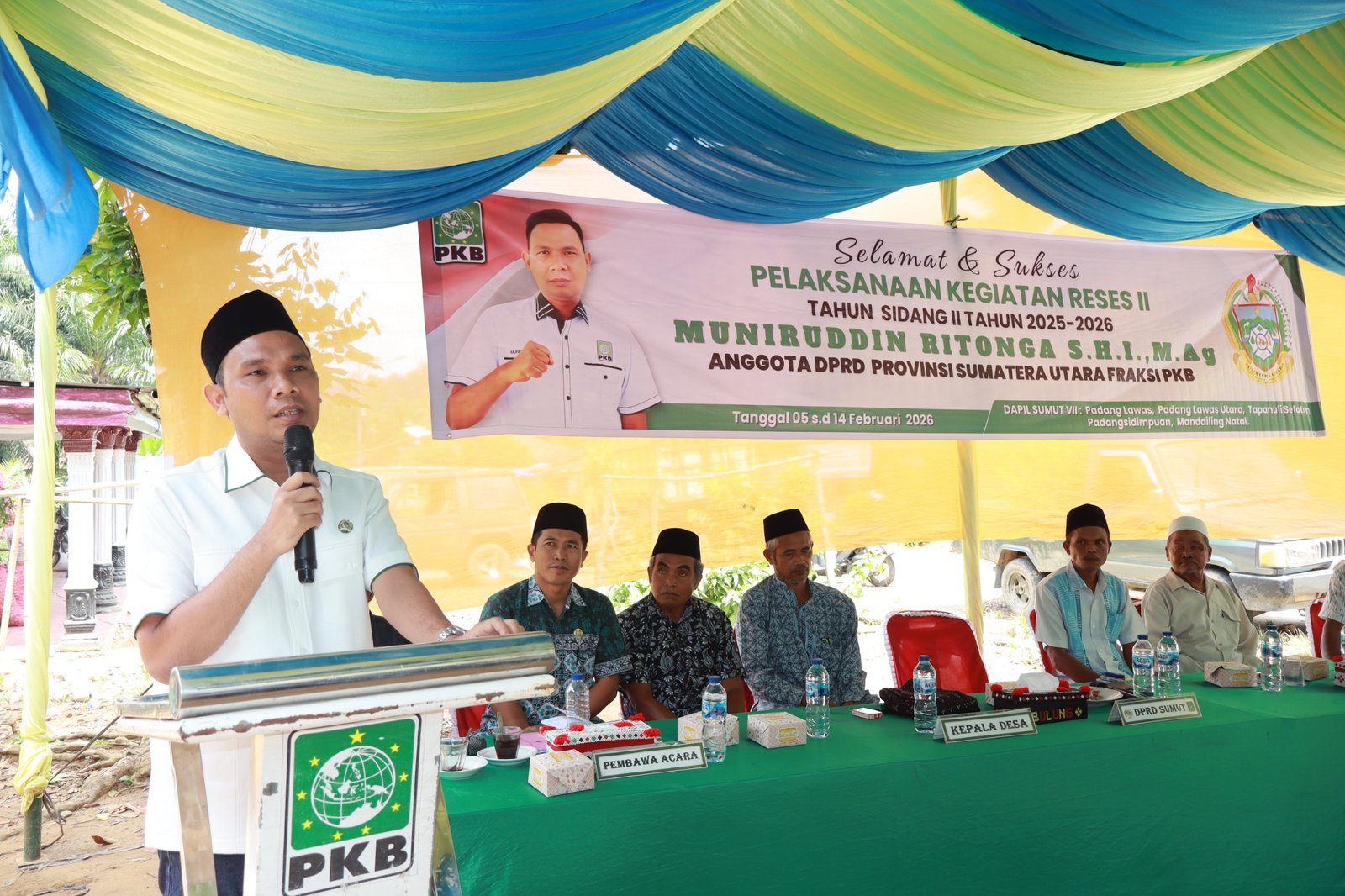 Muniruddin Ritonga Serap Aspirasi Warga Mosa: Dari UMKM hingga Renovasi Masjid