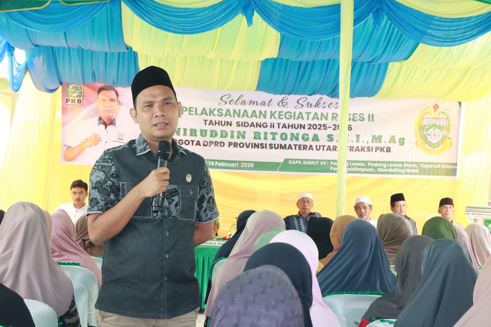 ‎Suasana Kekeluargaan Warnai Reses Muniruddin Ritonga di Desa Sihopur