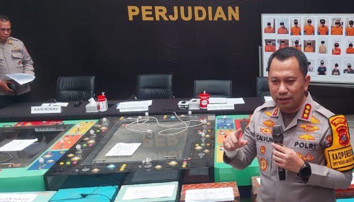 Polrestabes Medan Bongkar 33 Kasus Judi, 62 Tersangka Diringkus