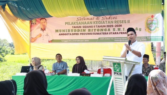 ‎Muniruddin Ritonga Serap Aspirasi Masyarakat Soal Jalan, Irigasi, dan BPJS di Tapanuli Selatan