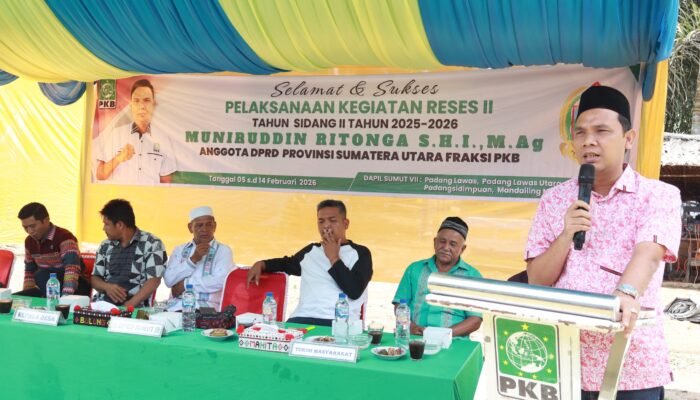 ‎Muniruddin Ritonga Serap Aspirasi Warga Natambang Roccitan dalam Reses II DPRD Sumut