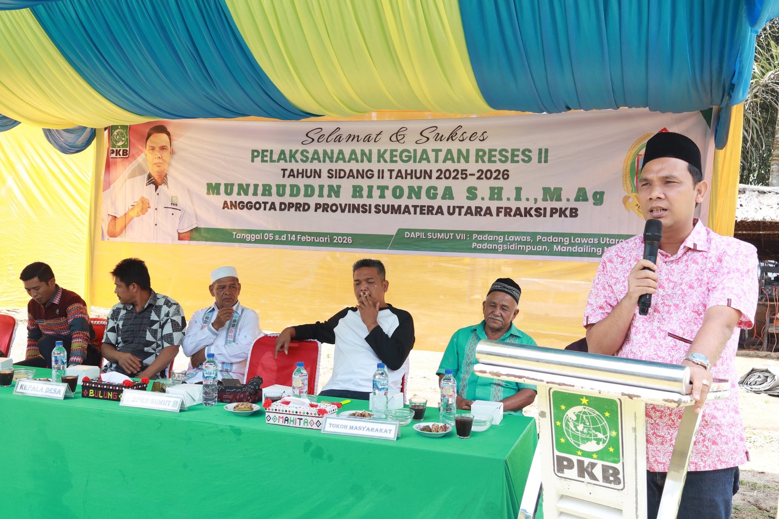 ‎Muniruddin Ritonga Serap Aspirasi Warga Natambang Roccitan dalam Reses II DPRD Sumut