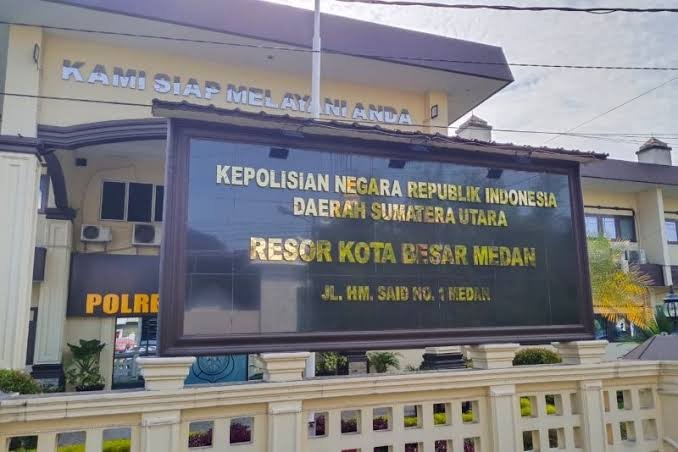 Foto ; Mapolrestabes Medan. (istimewa)