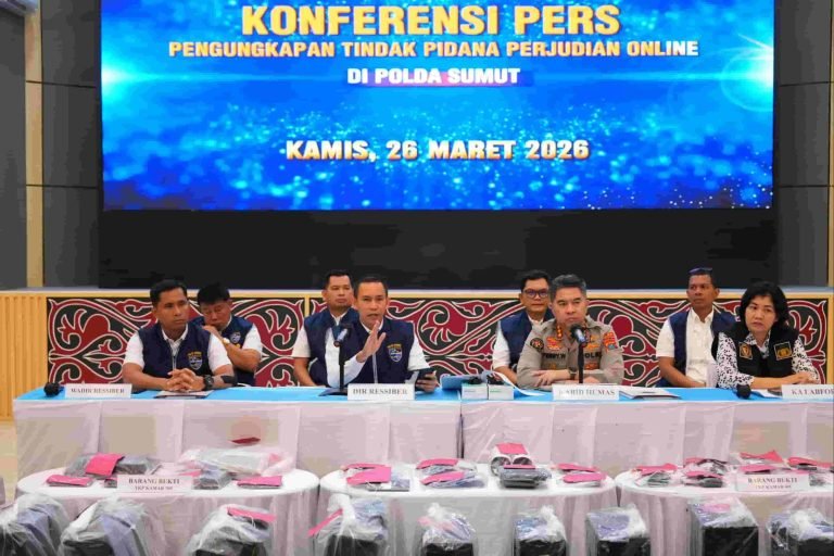 Markas Judi Online di Apartemen Elite Medan Digerebek, 19 Operator Diciduk