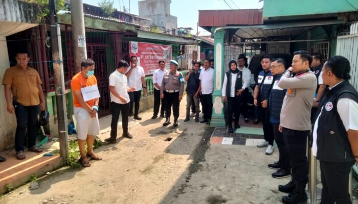 Oknum Kepling Jadi Bandar Sabu di Medan Barat, Pra Rekonstruksi Bongkar Perannya