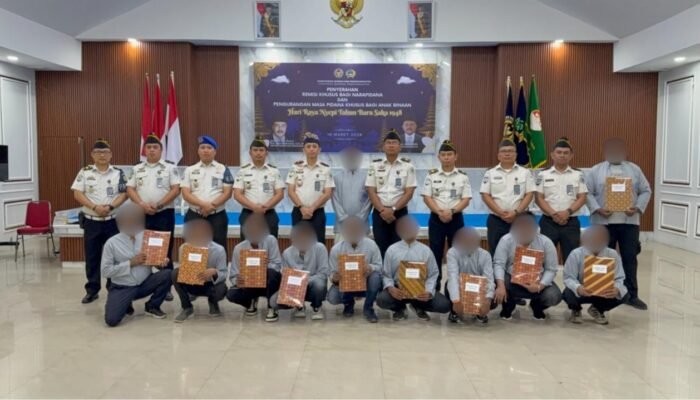 10 Orang Warga Binaan Rutan Kelas I Medan Dapatkan Remisi Khusus Hari Raya Nyepi