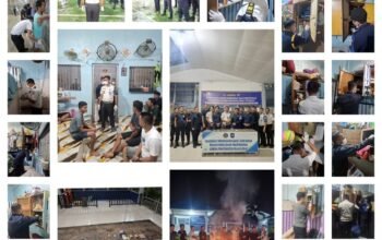 Komitmen Zero HP dan Narkoba, Lapas Binjai Lakukan Penggeledahan Mendadak di Blok Hunian