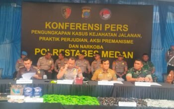 Gerebek 15 Sarang Narkoba, Polrestabes Medan Ringkus 148 Tersangka dalam 119 Kasus