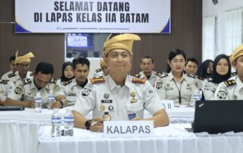 Menuju WBBM, Lapas Batam Terima Evaluasi Inspektorat Kemenimipas