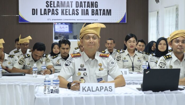Menuju WBBM, Lapas Batam Terima Evaluasi Inspektorat Kemenimipas