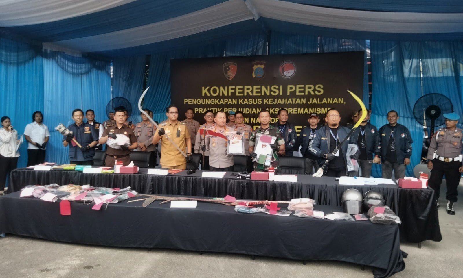 Polrestabes Medan Sikat 178 Penjahat Jalanan, 20 Residivis Ditembak Tegas