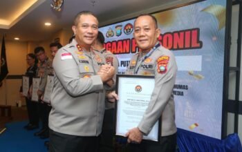 Kasihumas Polresta Barelang dan Kapolsek Bengkong Raih Penghargaan pada Rakernis Humas Polri Polda Kepri Tahun 2026