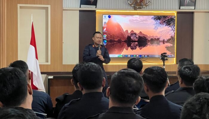 Teguhkan Integritas dan Kewaspadaan, Rutan Batam Ikuti Arahan Dirjen Pemasyarakatan