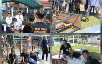 Semangat Idul Adha 1447 H, Lapas Batam Sembelih 8 Hewan Qurban