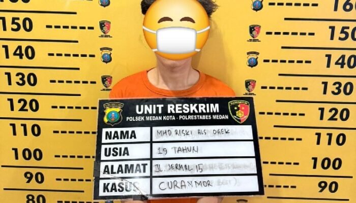 Polsek Medan Kota Berhasil Amankan Pelaku Spesialis Curanmor