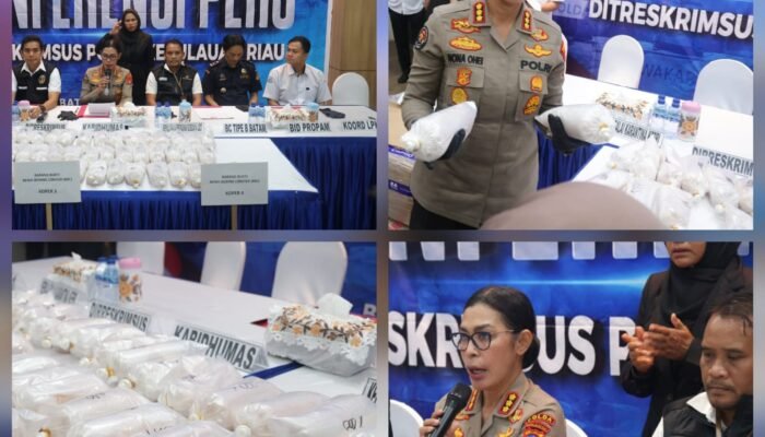 Ditreskrimsus Polda Kepri Berhasil Ungkap Penyeludupan ±100.000 Benih Bening Lobster