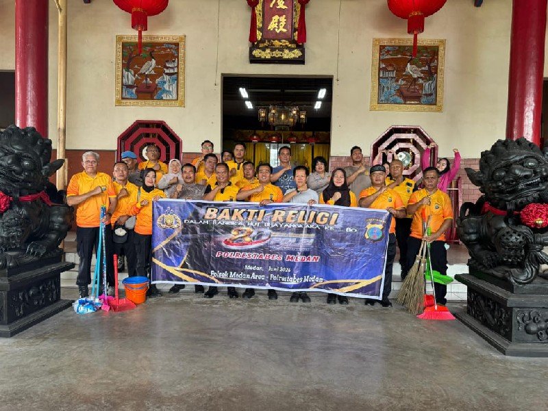 Bakti Religi Polsek Medan Area