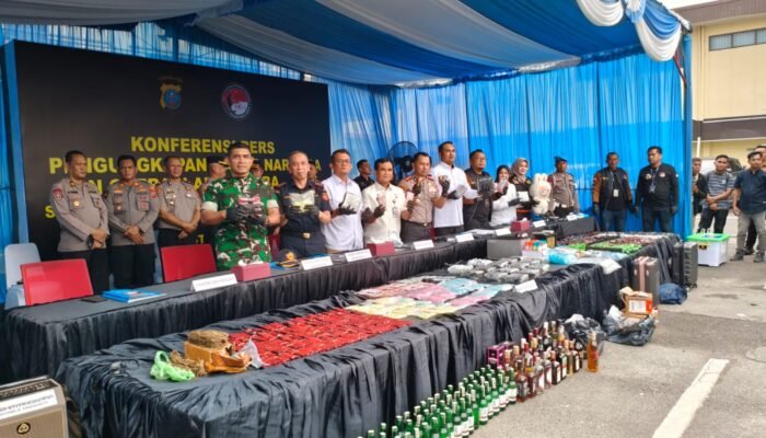 Polrestabes Medan Ungkap 997 Kasus Narkoba 8 Bulan, Sabu 20 KG Disita di Tol Helvetia