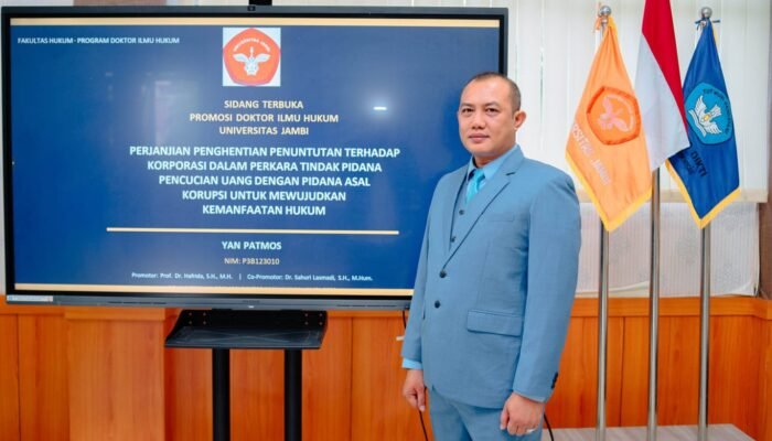 SAH!! Yan Patmos Plt Kepala Lapas Narkotika Langkat Raih Gelar Doktor Ilmu Hukum