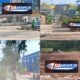 Aktivitas pengerukan dan penimbunan tanah (cut and fill) di kawasan Barelang Jembatan III, Pulau Setokok, Kecamatan Bulang, Kota Batam, yang diangkut menggunakan dump truck ke kawasan PT Wasco.