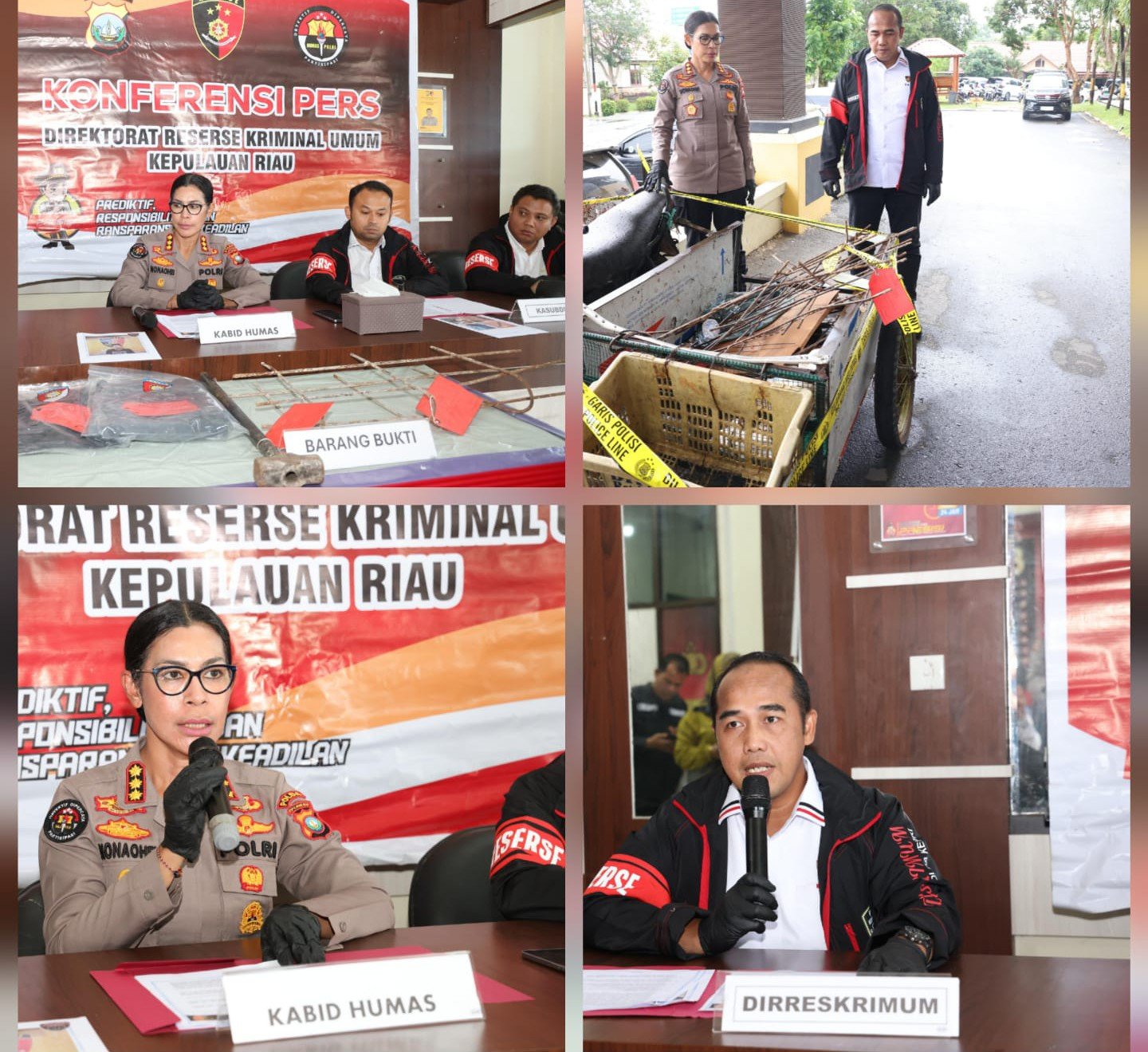 Dirreskrimum Polda Kepri Kombes Pol. Ronni Bonic, S.H., S.I.K., M.H.,
