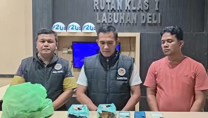 Penyelundupan Diduga Narkotika Jenis Sabu Berhasil Digagalkan Petugas P2U Rutan Kelas I Labuhan Deli