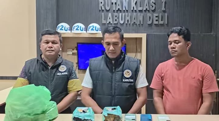 Penyelundupan Diduga Narkotika Jenis Sabu Berhasil Digagalkan Petugas P2U Rutan Kelas I Labuhan Deli
