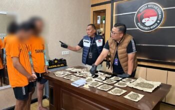 Edarkan Ganja, Dua Mahasiswa Disergap Polisi di Jalan Dr Mansyur, 260 Gram Ganja Disita