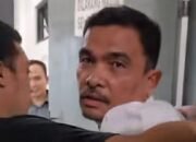 Saiful Abdi saat memberikan keterangan menyebut PJ Bupati Langkat punya deking kuat di Kejagung dan Komisi III DPR RI