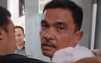 Saiful Abdi saat memberikan keterangan menyebut PJ Bupati Langkat punya deking kuat di Kejagung dan Komisi III DPR RI