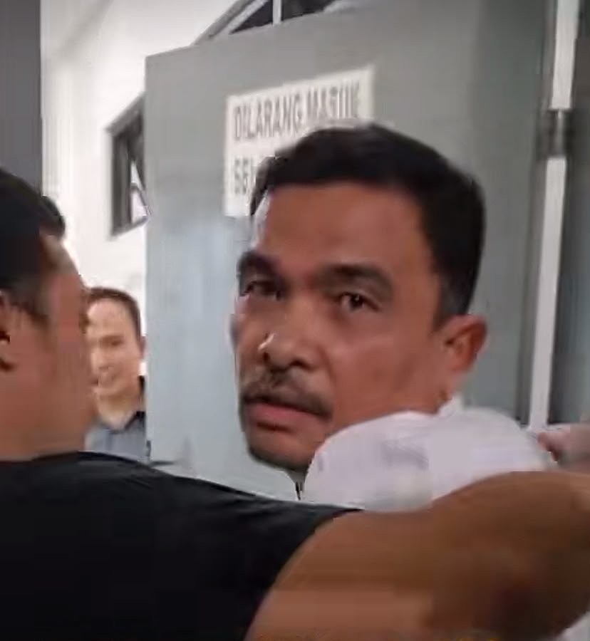 Saiful Abdi saat memberikan keterangan menyebut PJ Bupati Langkat punya deking kuat di Kejagung dan Komisi III DPR RI