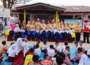 Penutupan MPLS SD Negeri 112288 Sukarame, Siswa Kelas 1 Disambut Meriah Guru dan Kakak Kelas