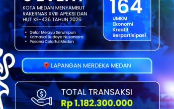 7 Hari Event di Lapangan Merdeka, 164 UMKM Raup Omzet Rp1,18 Miliar
