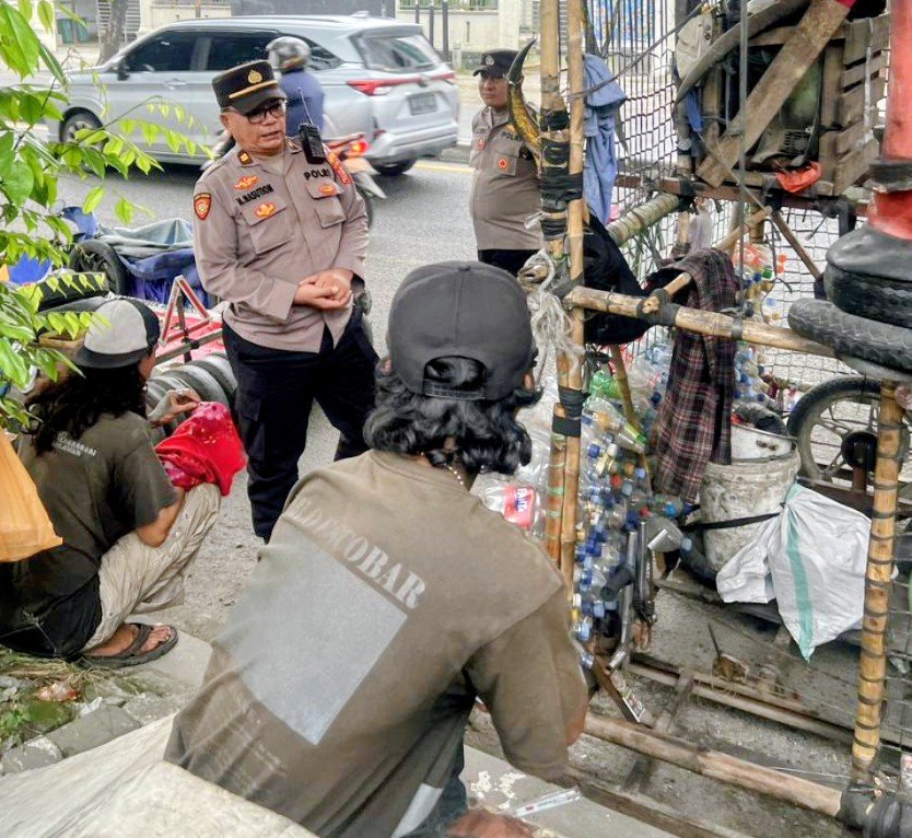 Kanit Samapta Iptu Nizar Nasution Edukasi Anak Punk agar Tak Resahkan Masyarakat