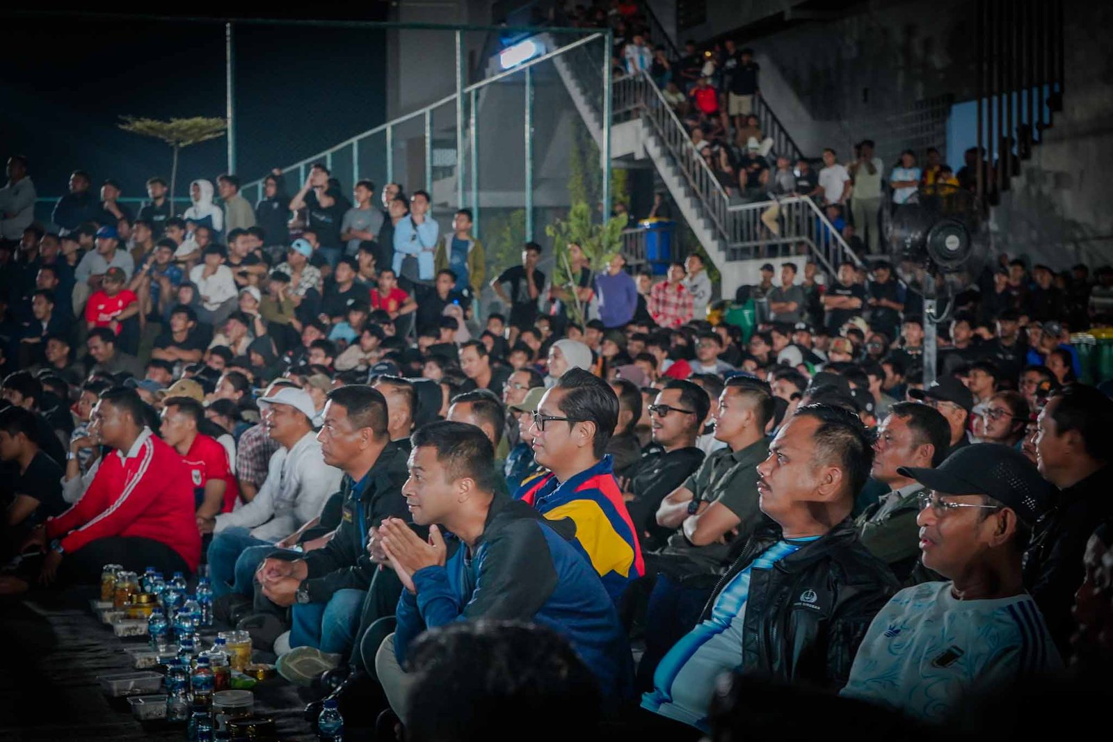 Ribuan warga Medan nobar Final Piala Dunia 2026 Spanyol vs Argentina di Urban Community Park Kebun Bunga