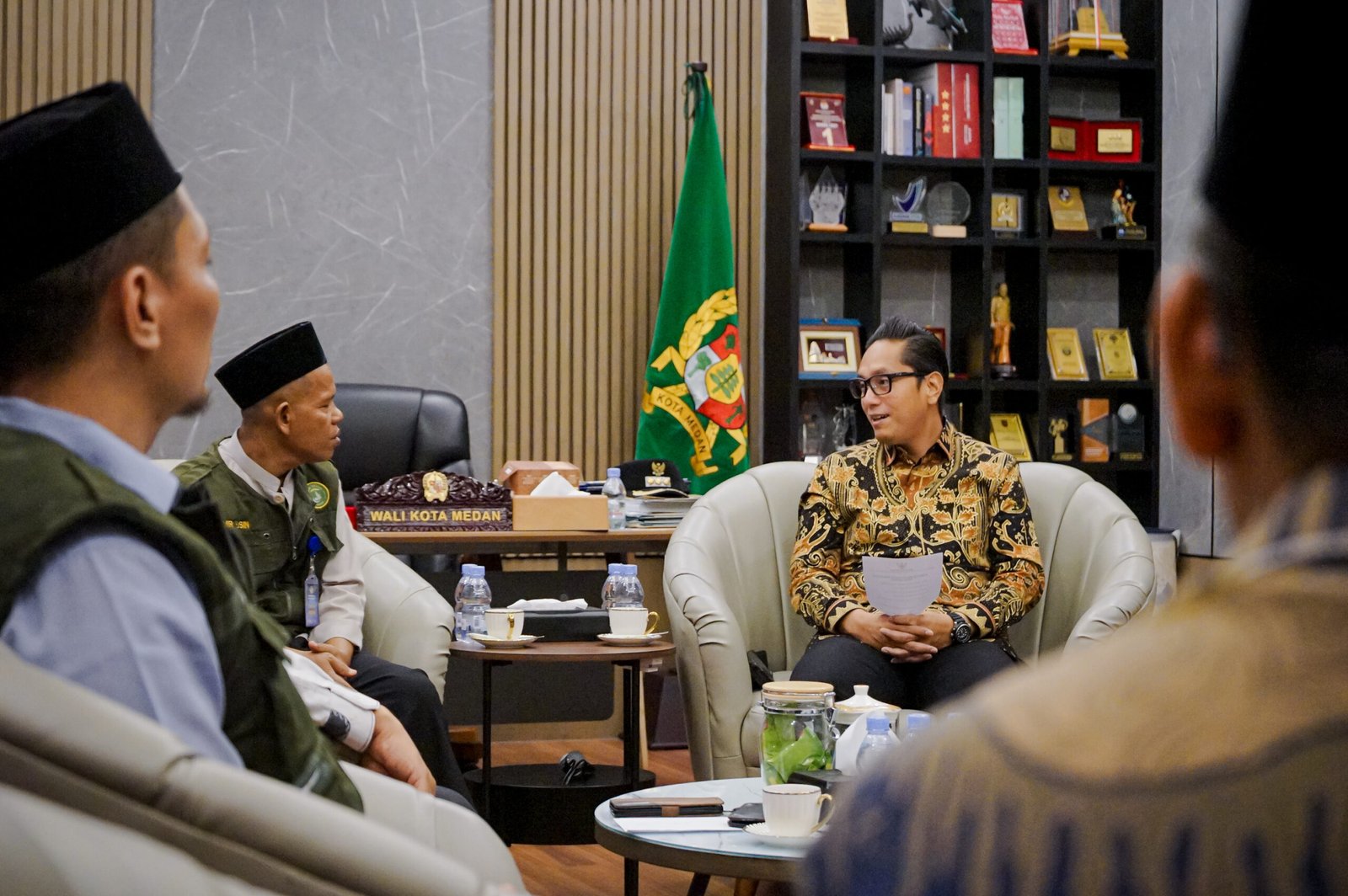 Wali Kota Medan Rico Waas terima audiensi pengurus BMI Kota Medan bahas penguatan peran bilal mayyit