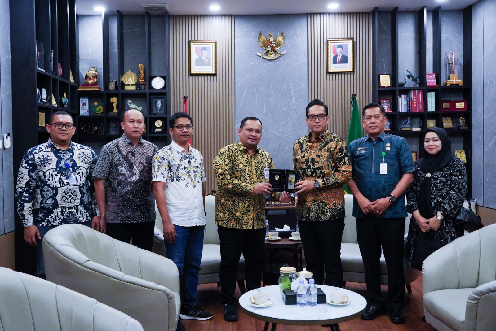 Wali Kota Medan Rico Waas terima audiensi manajemen Indomaret bahas kuota produk UMKM lokal