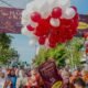 Ribuan perempuan berkebaya mengikuti parade Hari Kebaya Nasional 2026 di Lapangan Benteng Medan Sumatera Utara