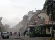 Ledakan keras menggegerkan warga Perumahan Grand Polonia, Kecamatan Medan Polonia