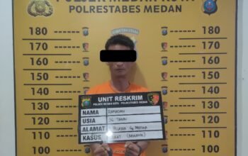 Residivis Spesialis Bongkar Rumah Diciduk Polsek Medan Kota Usai Curi Besi Bengkel