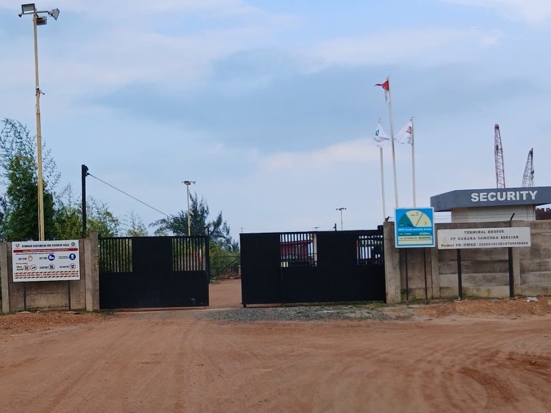 Lokasi proyek pematangan lahan PT Gahara Samudra Berlian di Unnamed Road Kelurahan Batu Besar Kecamatan Nongsa Kota Batam
