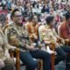 Wali Kota Medan Rico Waas bersama Menteri UMKM Maman Abdurrahman dan Gubernur Sumut Bobby Nasution saat Bursa Wirausaha Unggulan Sumatera Utara di USU
