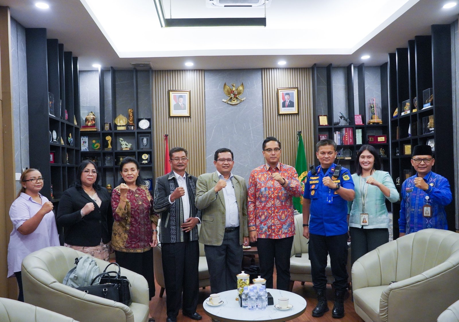 Wali Kota Medan Rico Waas menerima audiensi Pengurus HKBP Distrik XXXI Medan di Rumah Dinas Wali Kota Medan