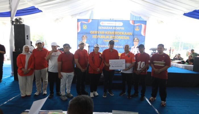 Rico Waas: Solidaritas Kunci Pembangunan Medan, Korpri Galang Bantuan 50 Juta Rupiah