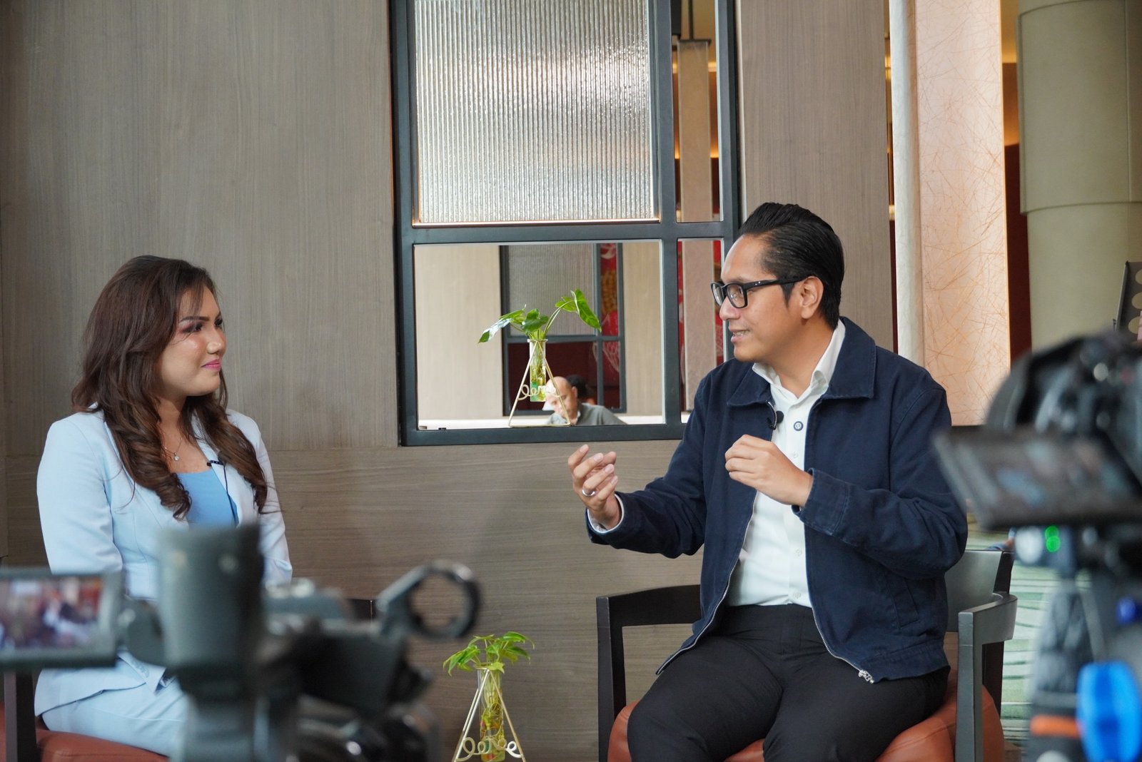 Wali Kota Medan Rico Tri Putra Bayu Waas saat talkshow I-News memaknai HUT RI ke-81, Sabtu (8/8/2026).