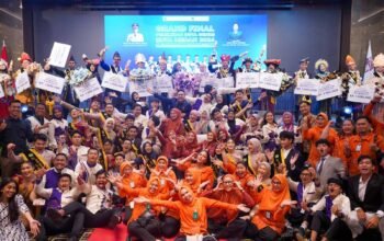 Grand Final Pemilihan Duta Genre Kota Medan 2026 berlangsung di Hotel Grand Mercure, Kamis (6/8/2026). Wali Kota Rico Waas berpesan agar para duta tidak hanya tampil saat acara.