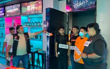 Polrestabes Medan Temukan Fakta Baru Saat Prarekonstruksi Kasus Vape Narkoba di Helen’s Night Mart Medan