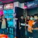 Polrestabes Medan menggelar prarekonstruksi kasus peredaran vape narkoba di Helen's Night Mart, Jalan Setia Budi, Medan.