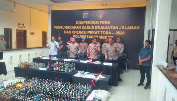 Polrestabes Medan Ungkap 729 Kasus Kejahatan Jalanan Selama 300 Hari Kerja